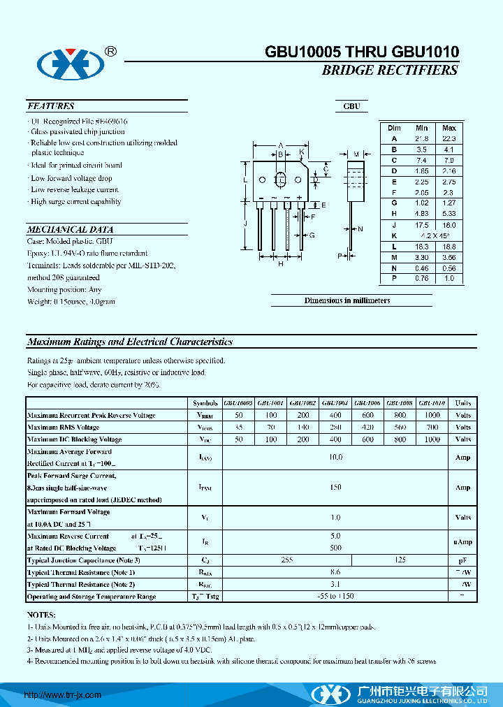 GBU10005_8831110.PDF Datasheet