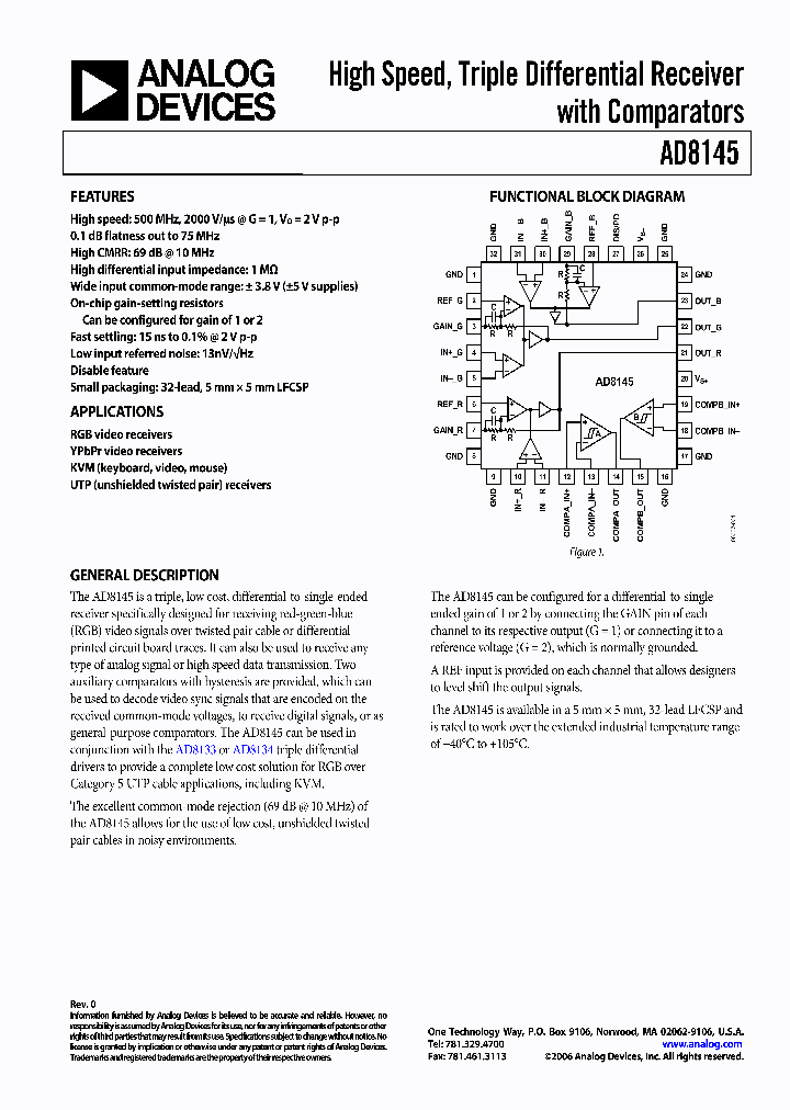 AD8145_8831474.PDF Datasheet