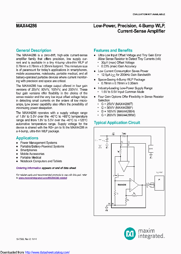 MAX44286HAZS_8832310.PDF Datasheet