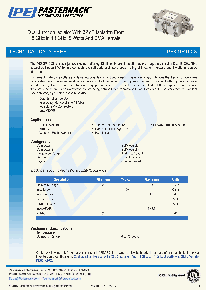 PE83IR1023_8839850.PDF Datasheet