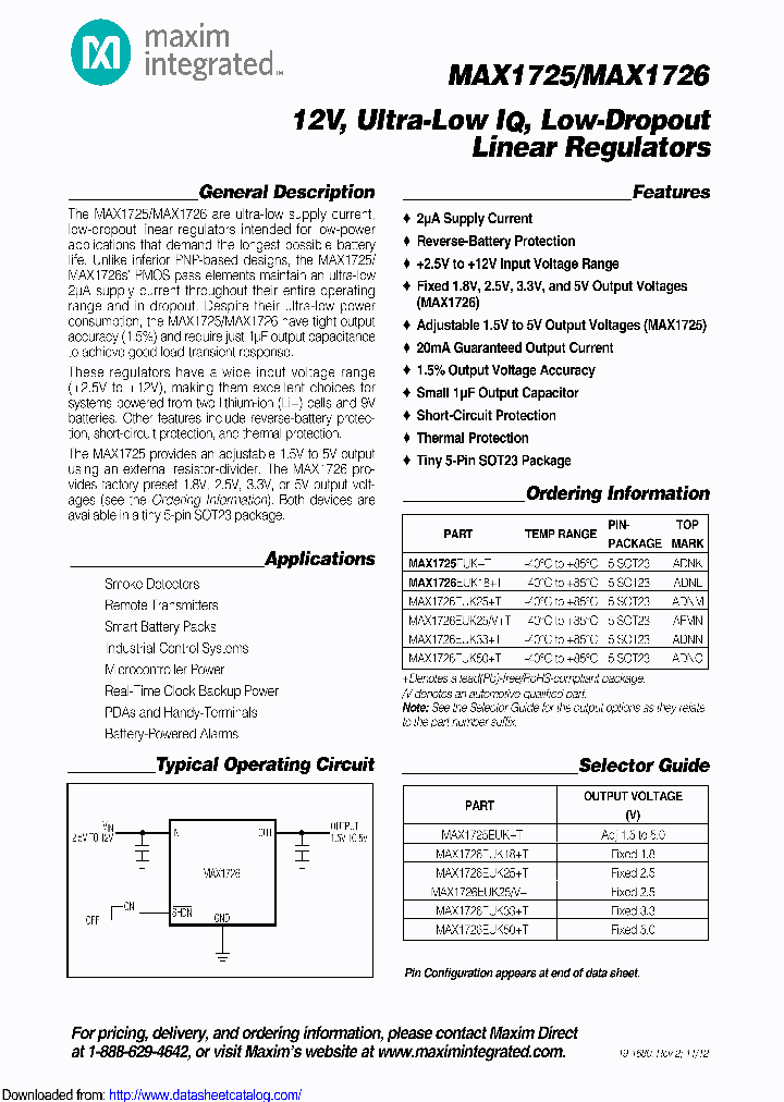 MAX1726EUK33T_8841496.PDF Datasheet