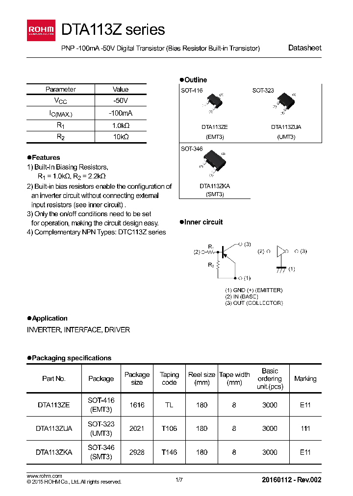DTA113Z_8841395.PDF Datasheet