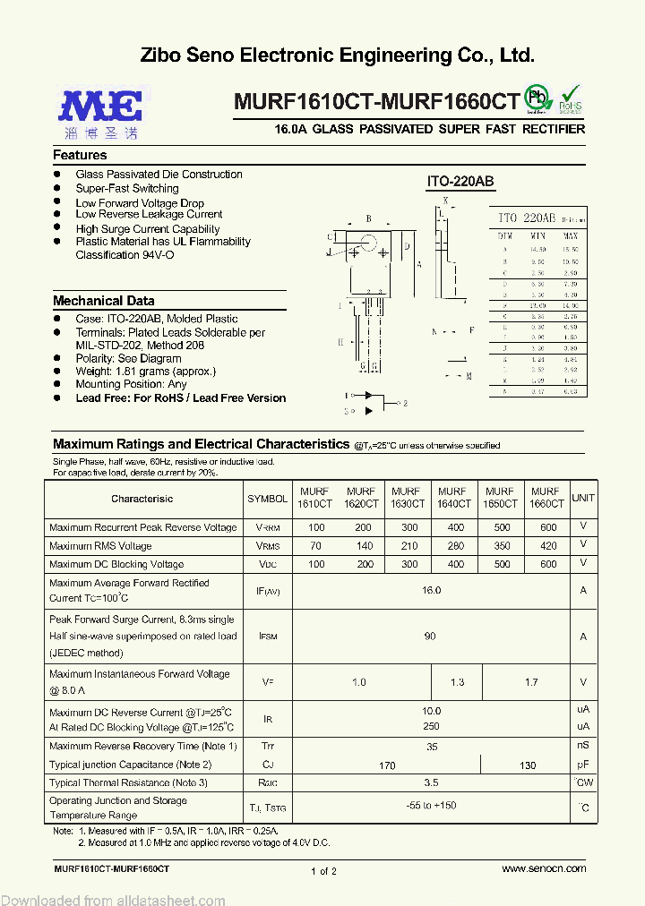 MURF1630CT_8840359.PDF Datasheet