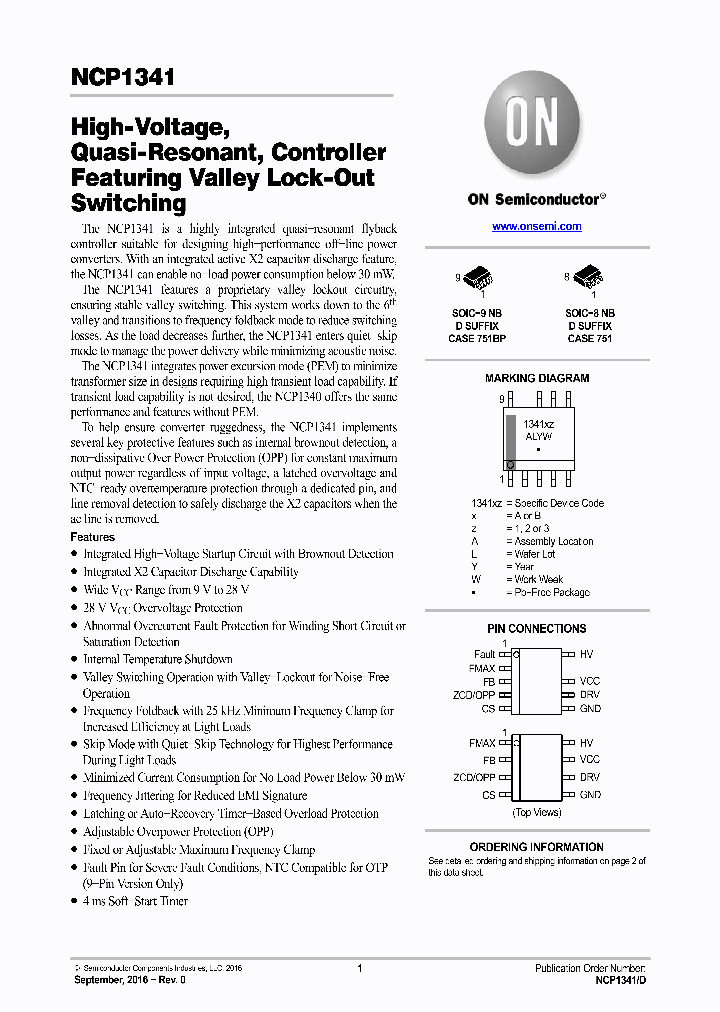 NCP1341B1DR2G_8839706.PDF Datasheet