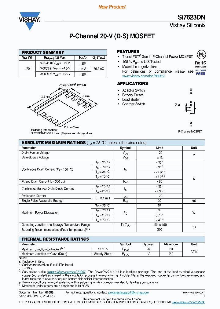SI7623DN_8839204.PDF Datasheet