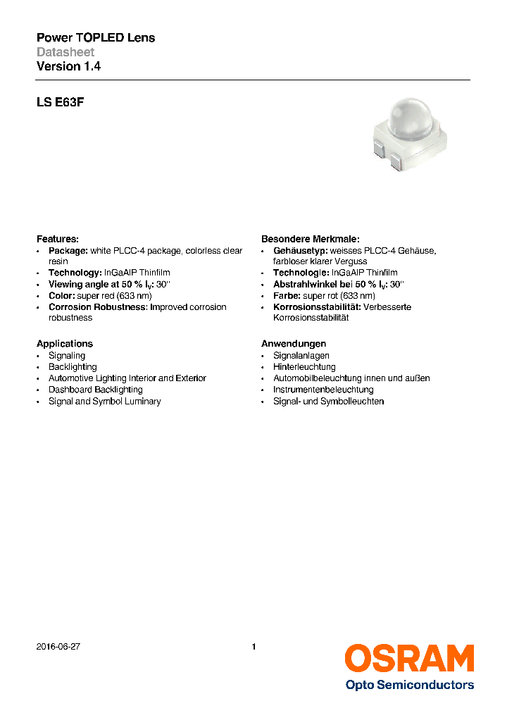 LSE63F-EAFB-1-1_8838217.PDF Datasheet