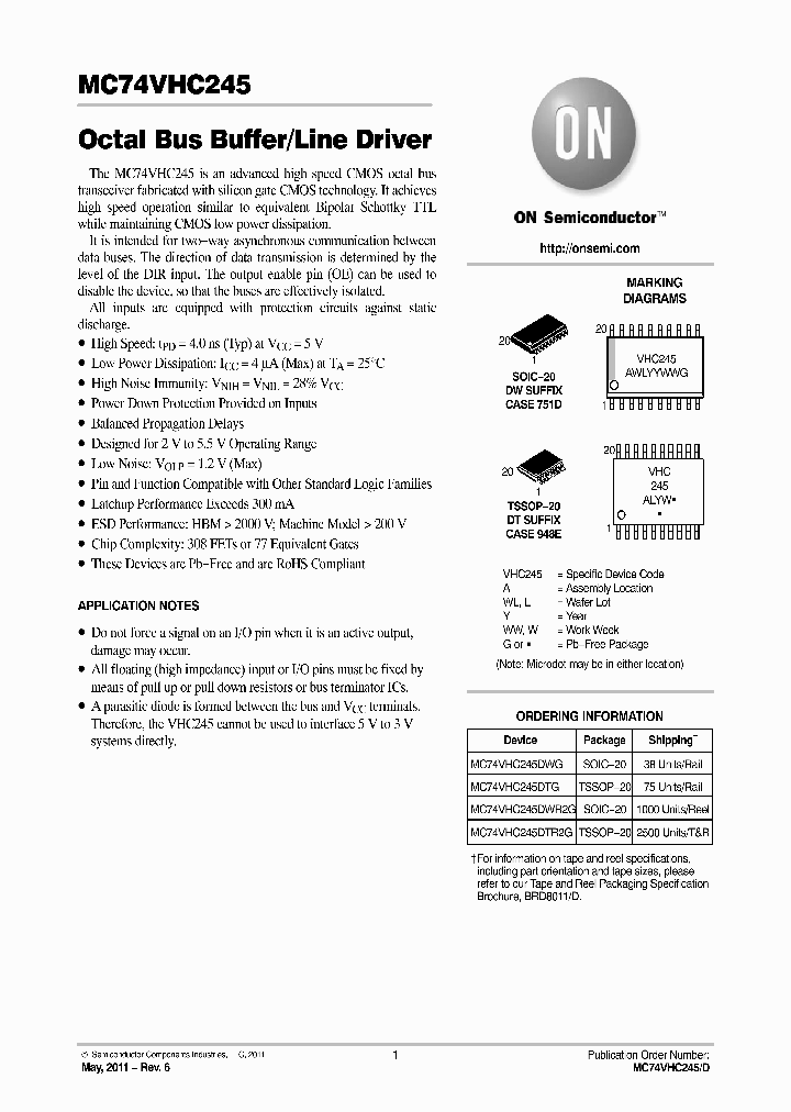 MC74VHC245DWG_8837982.PDF Datasheet