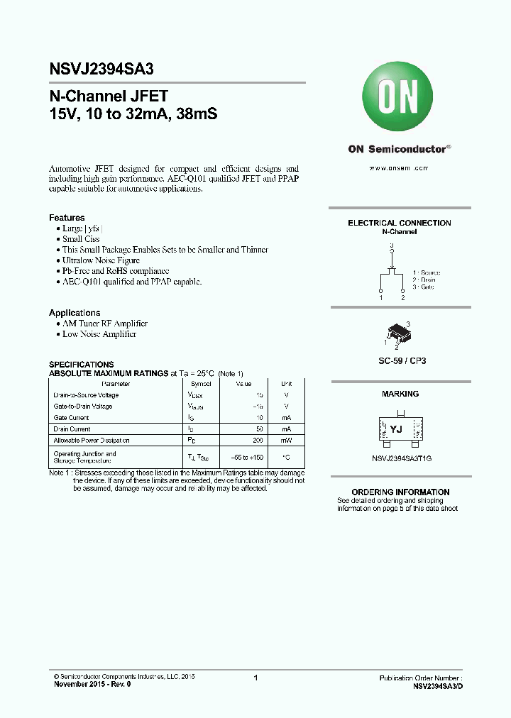 NSVJ2394SA3_8837938.PDF Datasheet