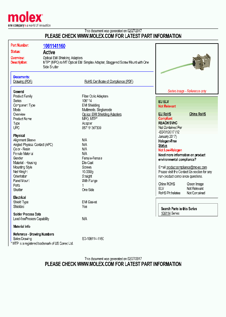 1061141160_8832003.PDF Datasheet
