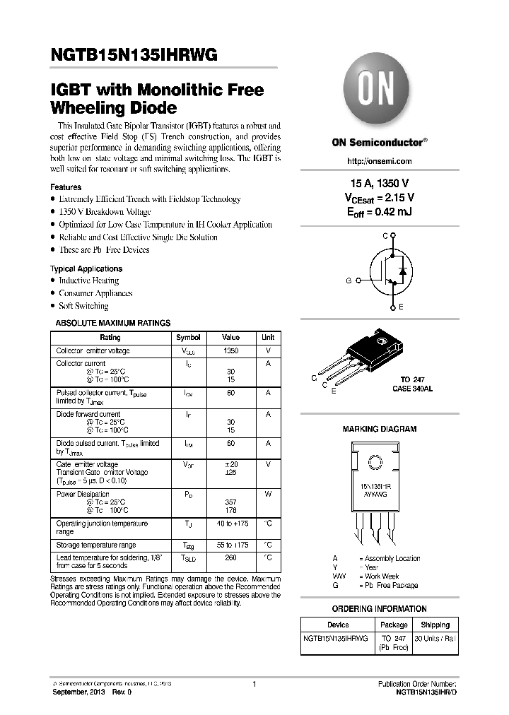 NGTB15N135IHR_8838190.PDF Datasheet