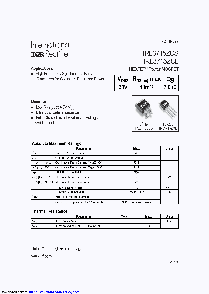 PB-IRL3715ZCS_8838357.PDF Datasheet
