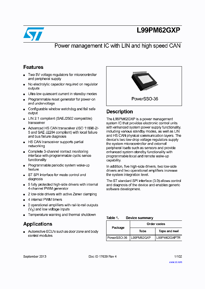 L99PM62GXP_8839507.PDF Datasheet