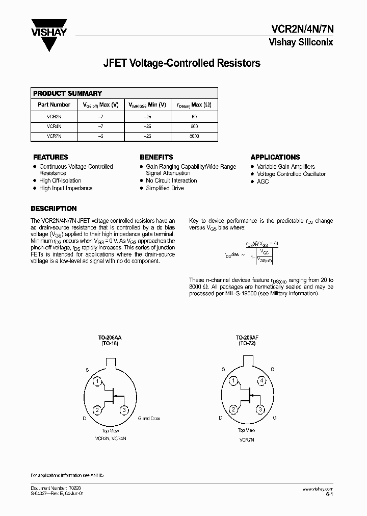 VCR4N_8837693.PDF Datasheet