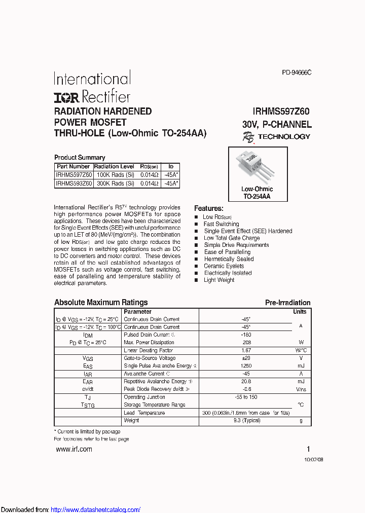 IRHMS593Z60SCS_8837690.PDF Datasheet