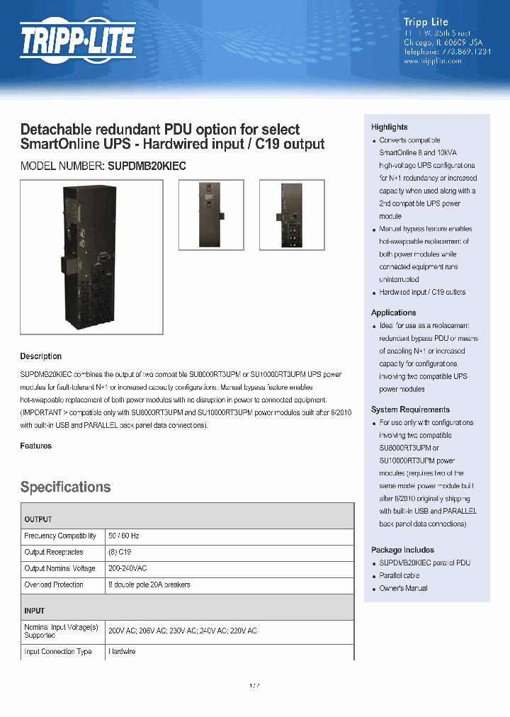 SUPDMB20KIEC_8837199.PDF Datasheet