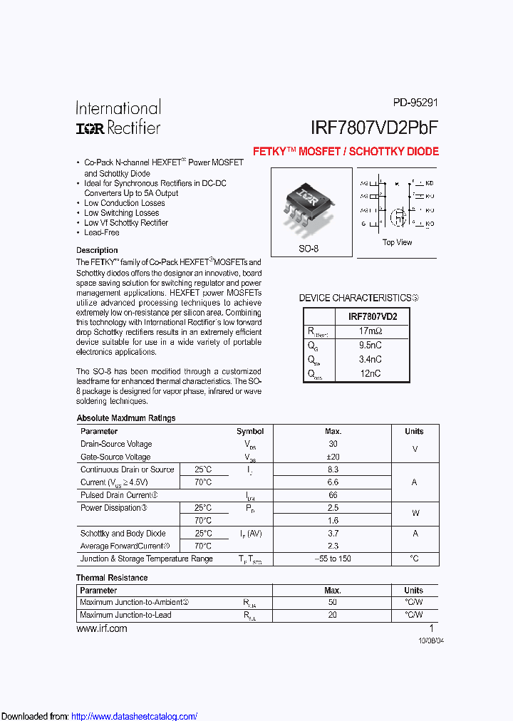 IRF7807VD2TRPBF_8837067.PDF Datasheet