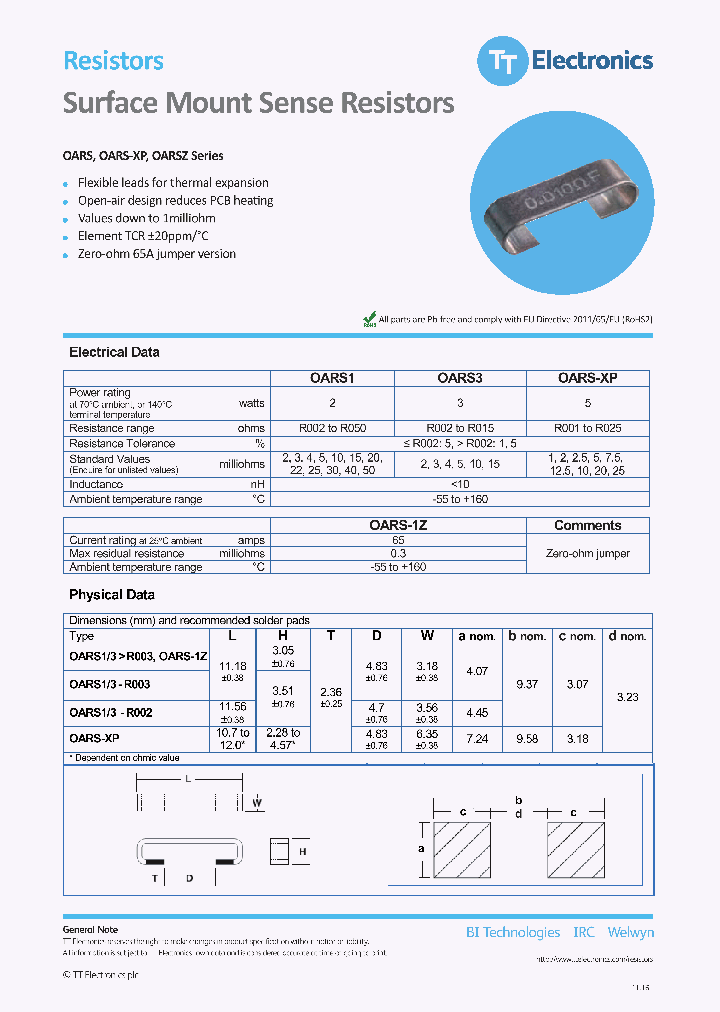 OARSXPR010FLF_8836867.PDF Datasheet