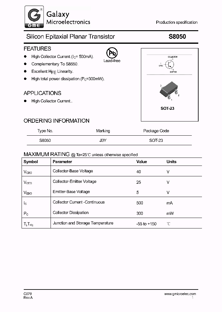 S8050_8832566.PDF Datasheet