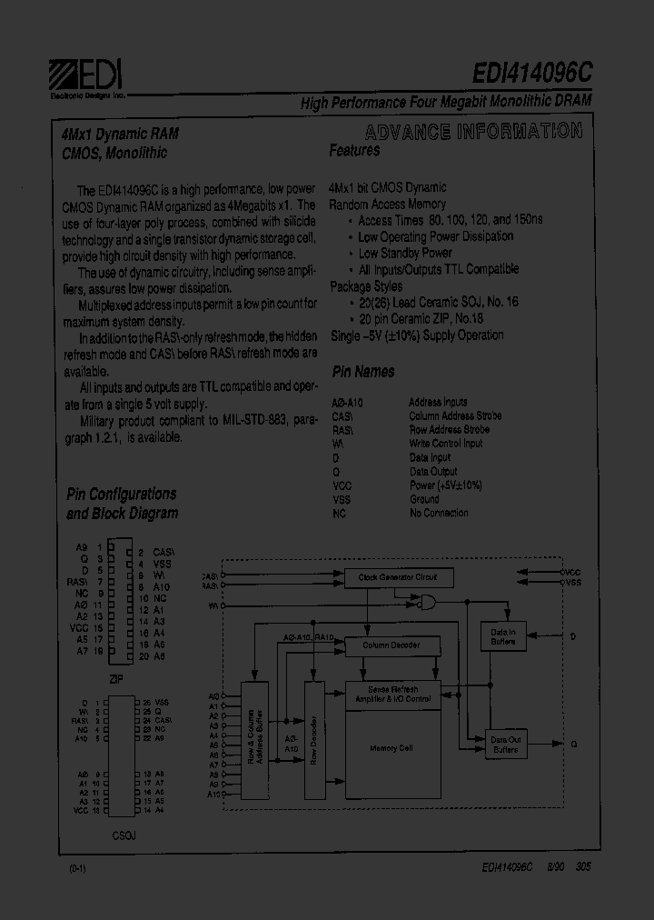 EDI414096C_8836747.PDF Datasheet