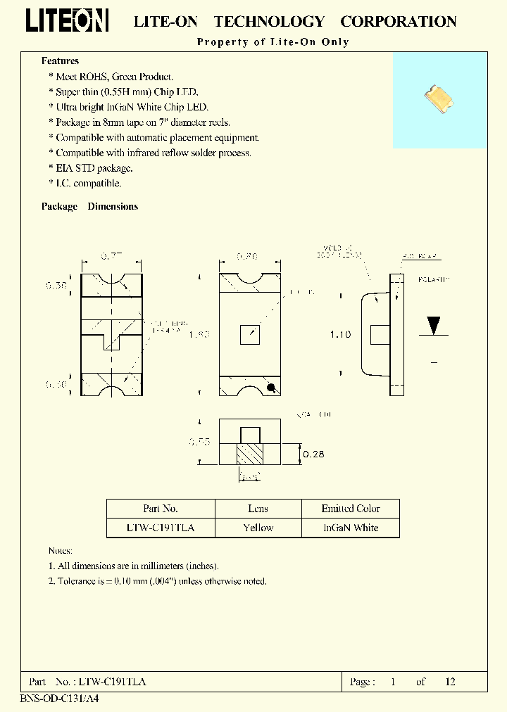 LTW-C191TLA_8832171.PDF Datasheet