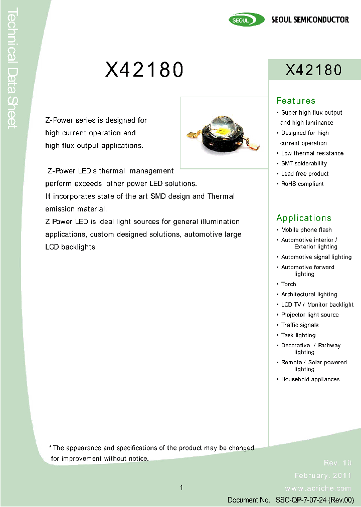 R42180-01_8833432.PDF Datasheet