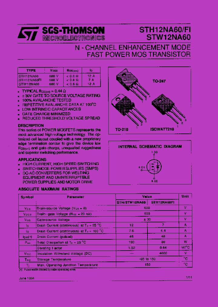 STW12NA60_8833877.PDF Datasheet