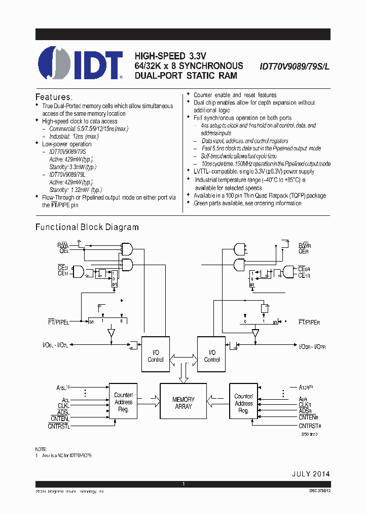 70V9089L12PFG8_8835891.PDF Datasheet