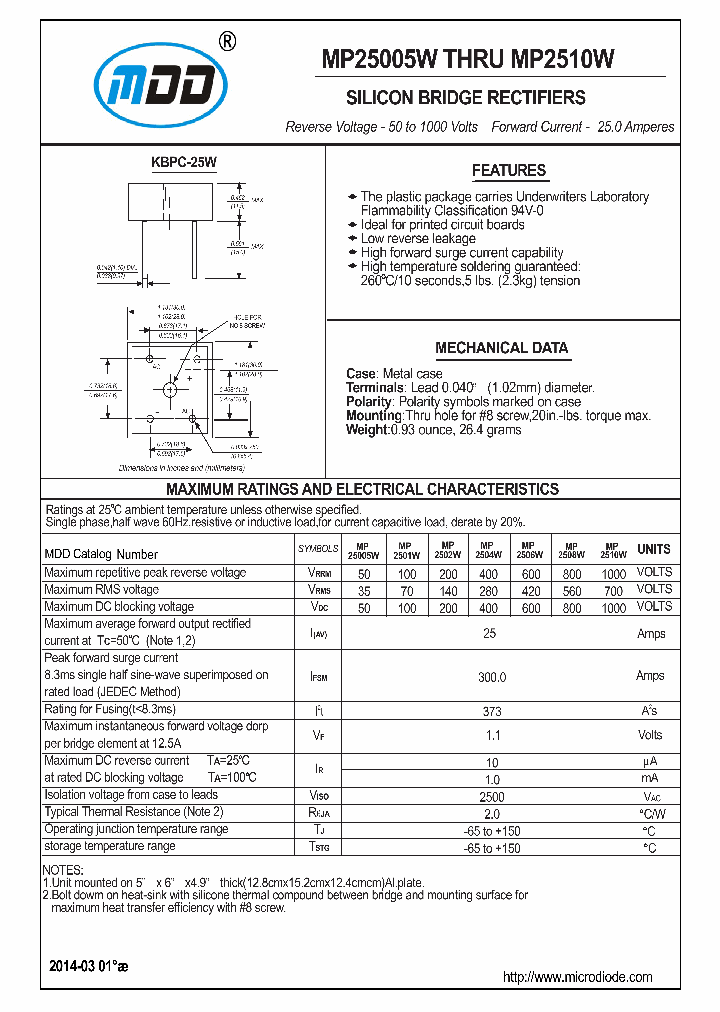 MP25005W_8832631.PDF Datasheet