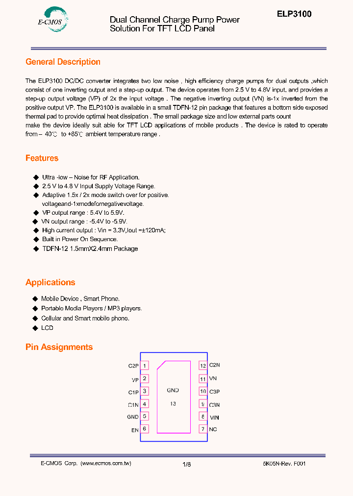 ELP3100_8835634.PDF Datasheet