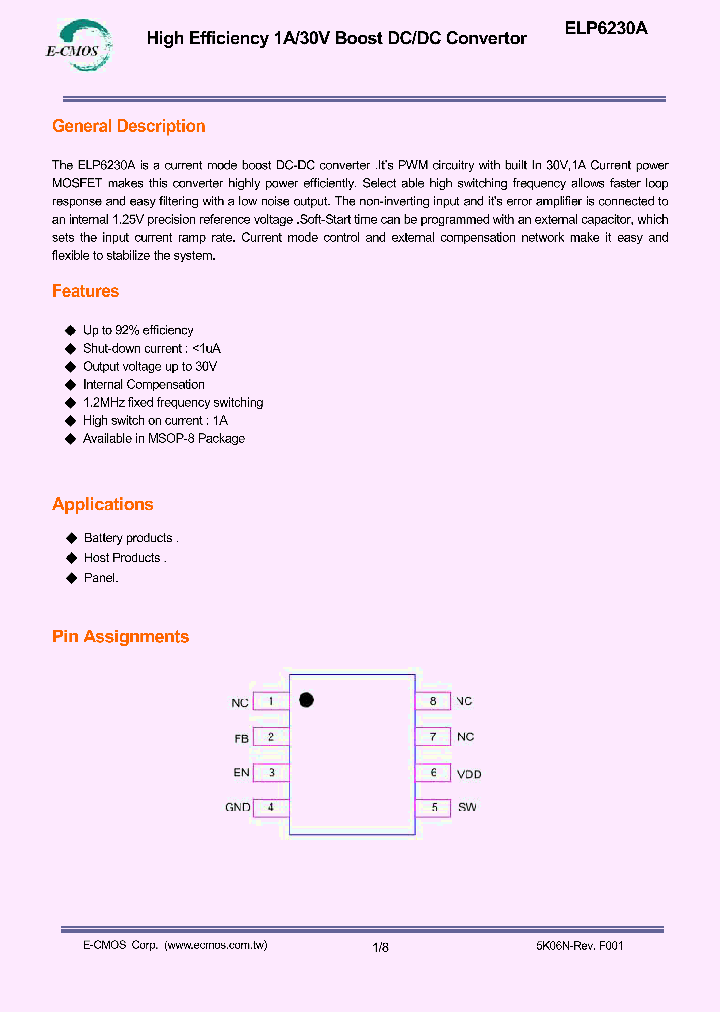 ELP6230A_8835646.PDF Datasheet