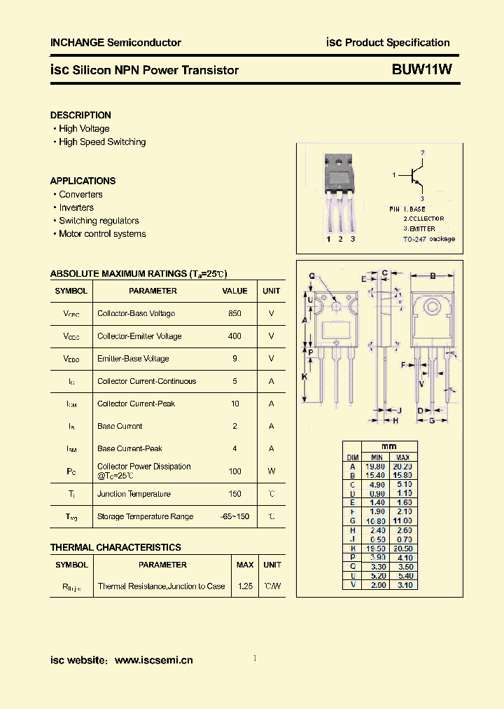 BUW11W_8837521.PDF Datasheet