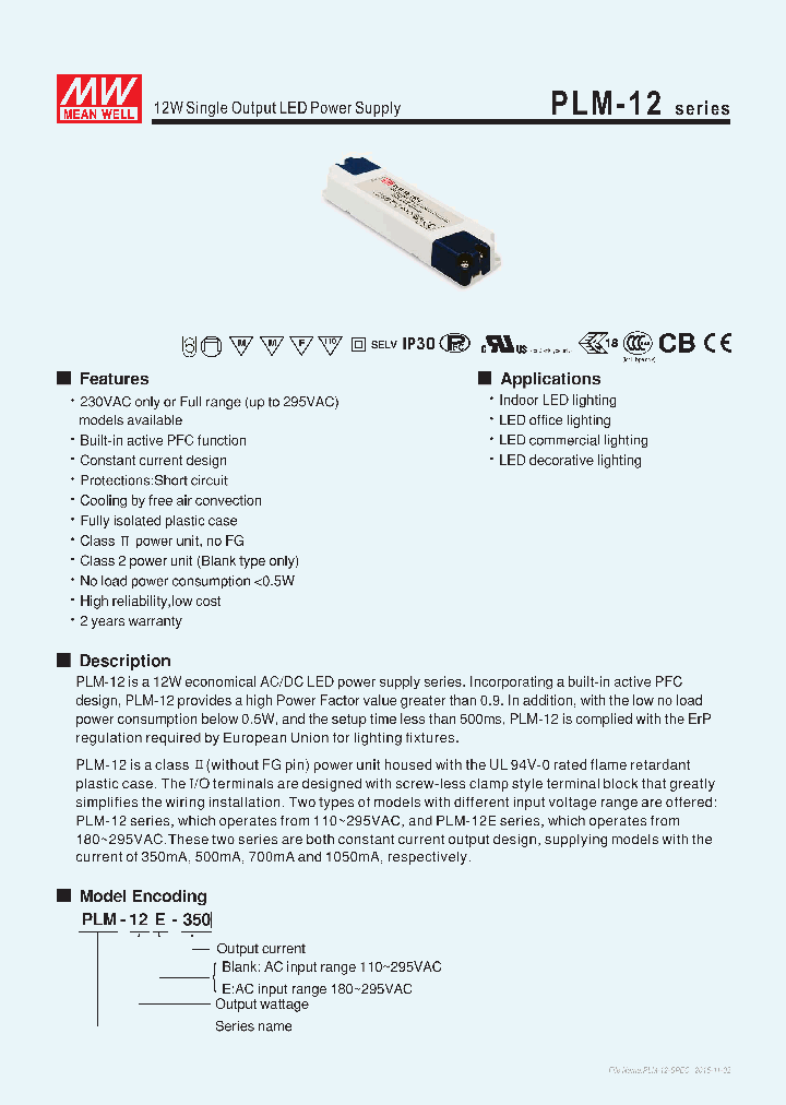 PLM-12E-700_8838624.PDF Datasheet