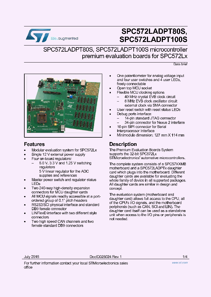 SPC572LADPT100S_8837216.PDF Datasheet
