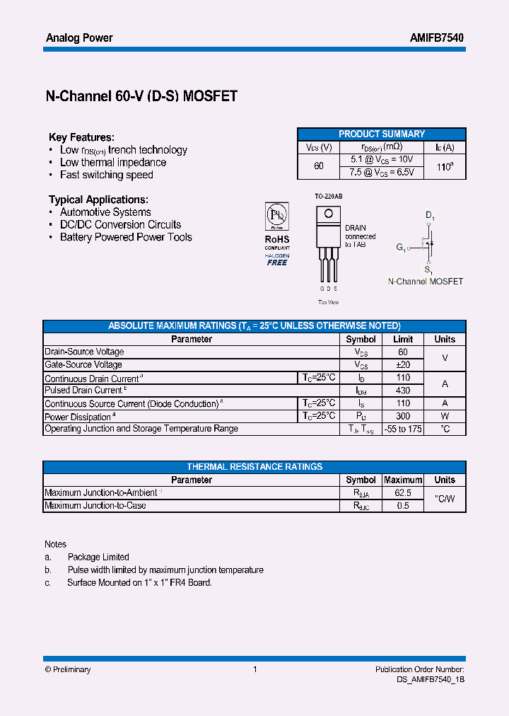 AMIFB7540_8838996.PDF Datasheet