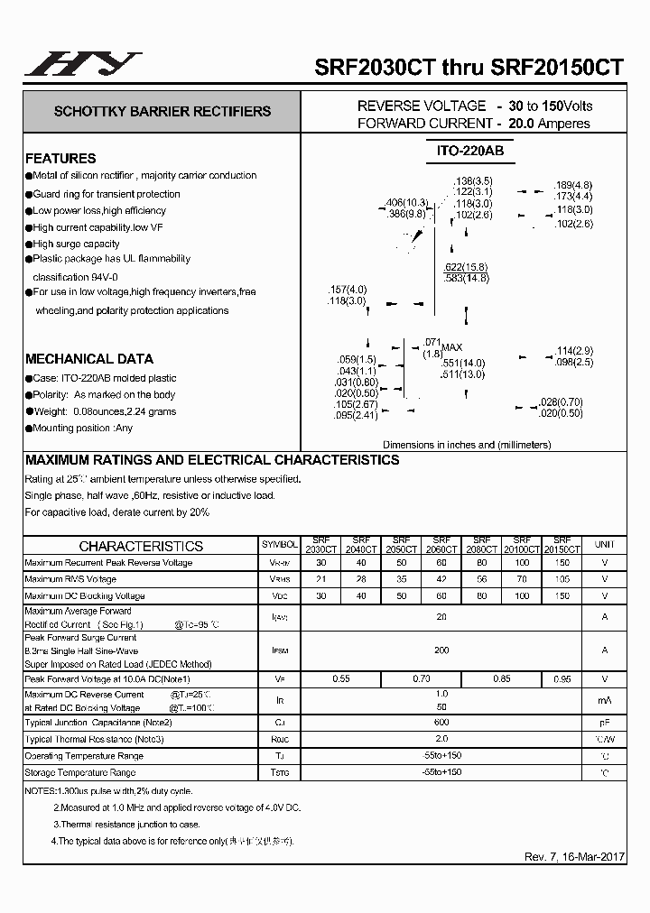 SRF20100CT_8839088.PDF Datasheet