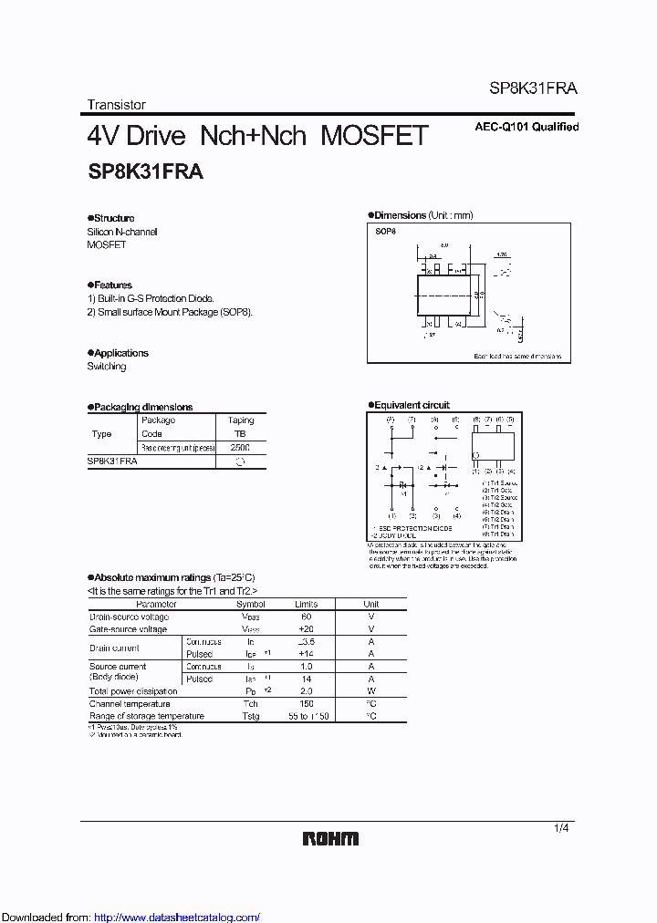 SP8K31FRA_8843321.PDF Datasheet