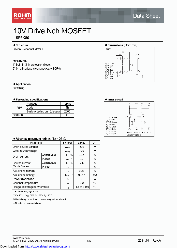 SP8K80_8843325.PDF Datasheet
