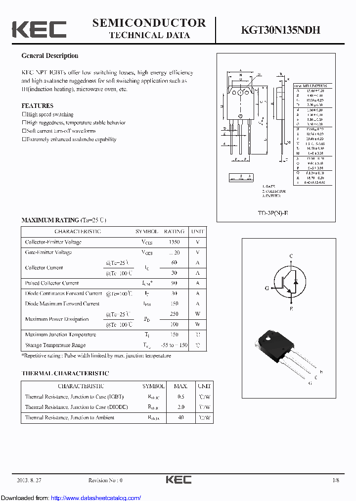 KGT30N135NDH_8843421.PDF Datasheet