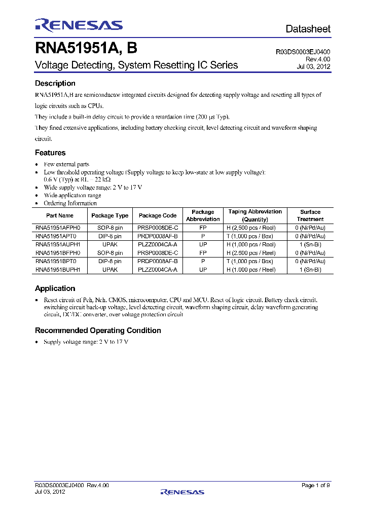 RNA51951BFPH0_8842927.PDF Datasheet