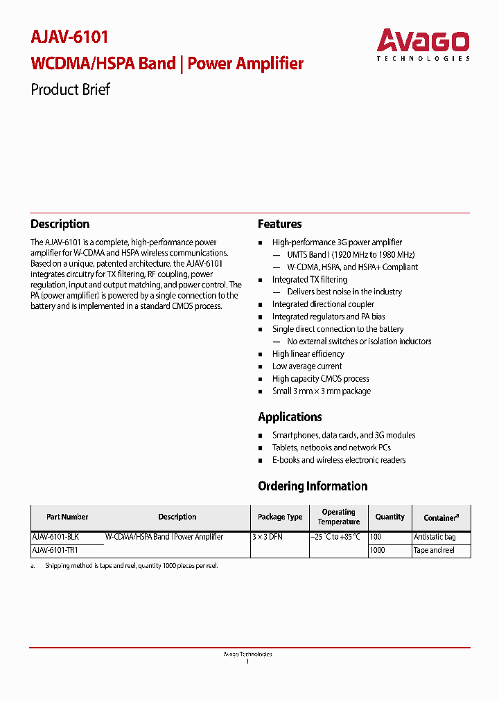AJAV-6101_8840112.PDF Datasheet