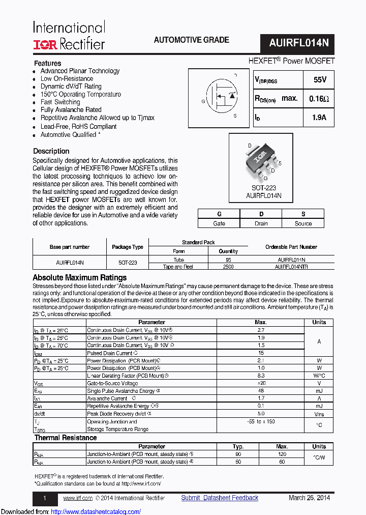 AUIRFL014N_8850950.PDF Datasheet