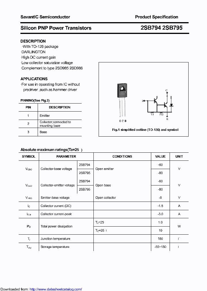 2SB794_8852920.PDF Datasheet