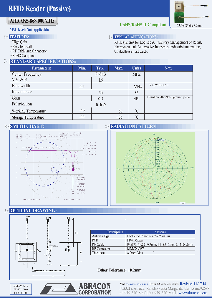 ARRAN5-868000MHZ_8844488.PDF Datasheet