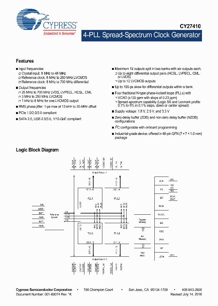 CY27410FLTXI_8844603.PDF Datasheet