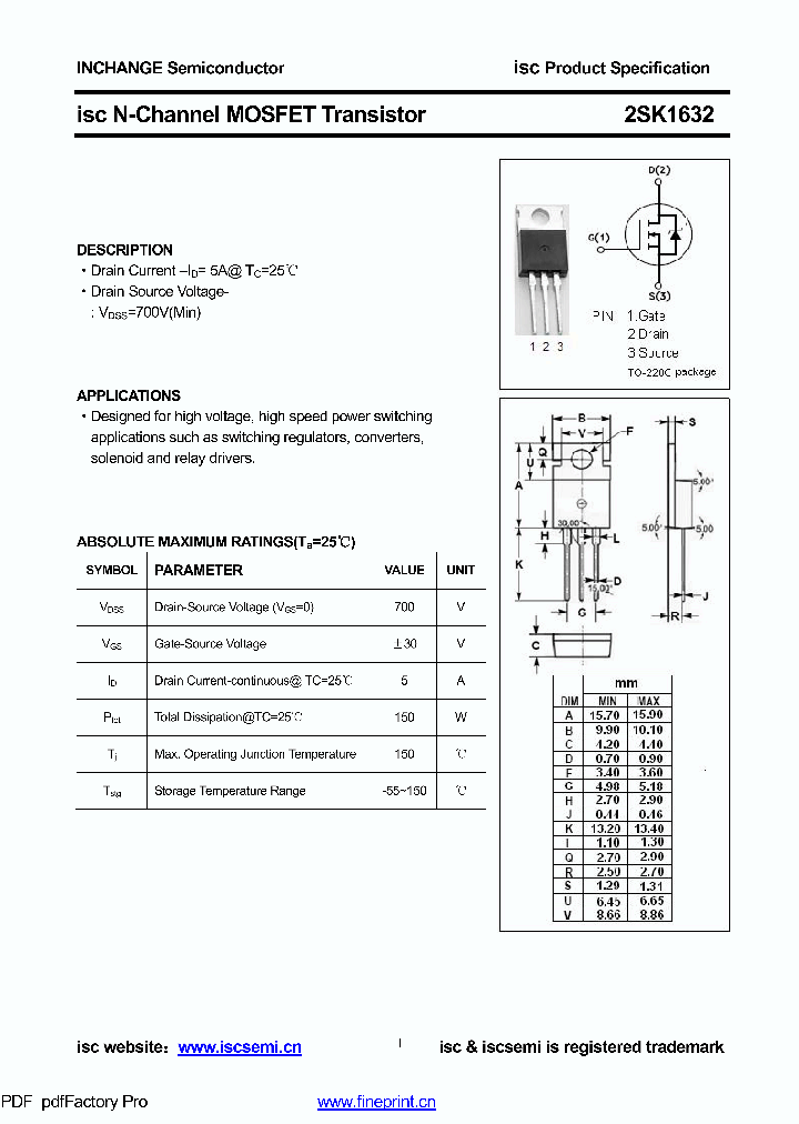 2SK1632_8843383.PDF Datasheet