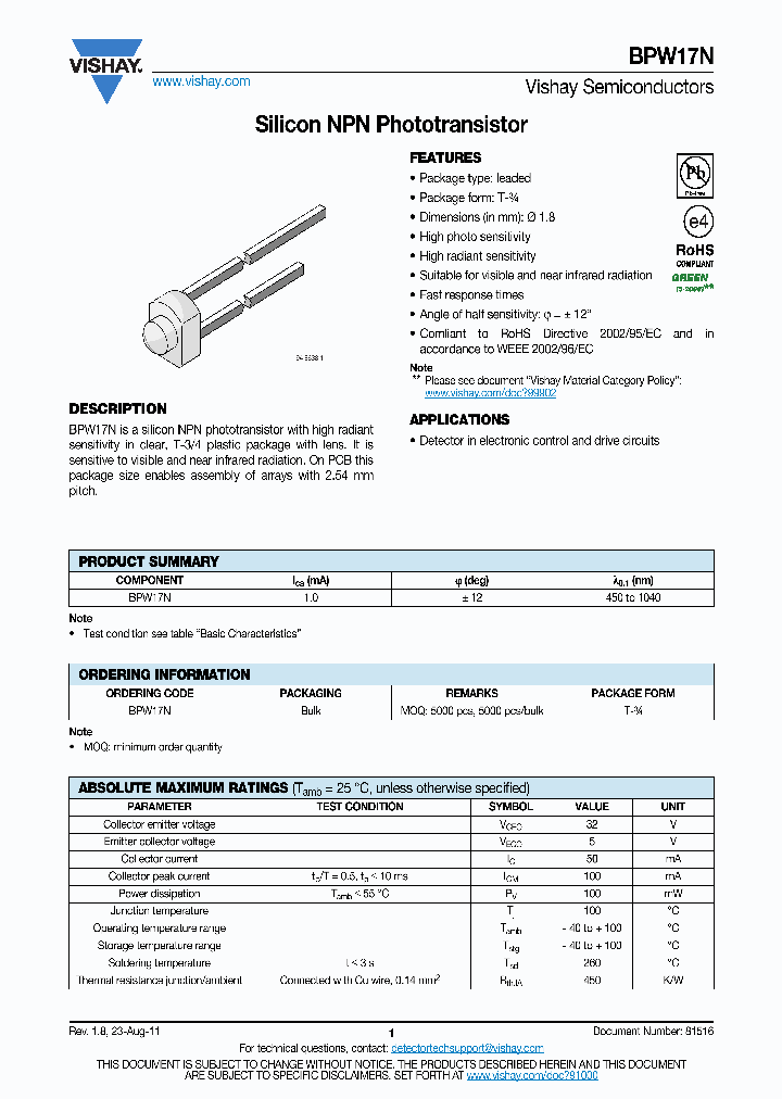 BPW17N_8843882.PDF Datasheet