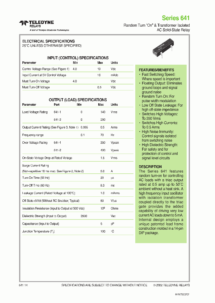 641-1_8844350.PDF Datasheet