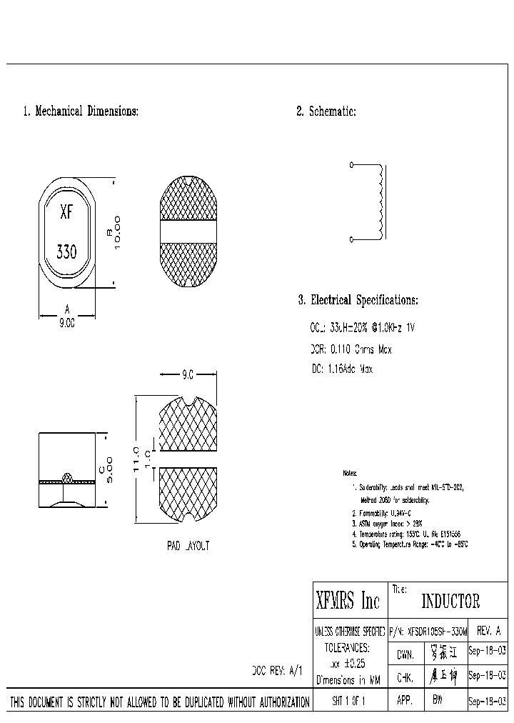 XFSDR105SH-330M_8844666.PDF Datasheet