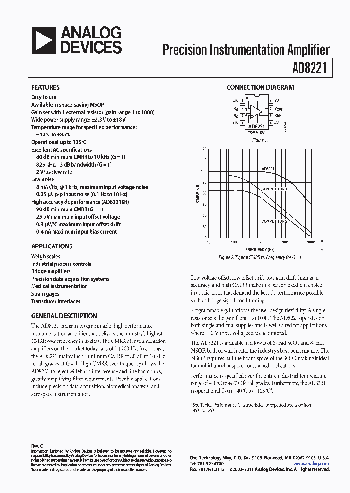 AD8221ARMREEL7_8845202.PDF Datasheet
