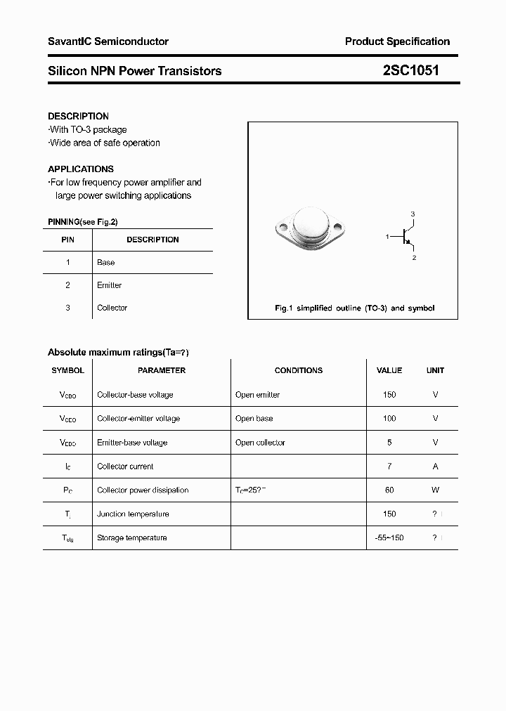 2SC1051_8845234.PDF Datasheet